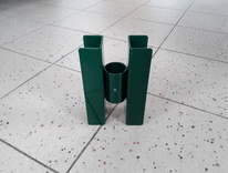 Držák podhrabových desek 3D - oboustranný FeZnK - 60x40 - zelený