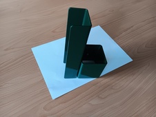 Držák podhrabových desek 3D - jednostranný zelený 60x60 - DOPS
