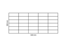 Gabionová síť 500x300 mm, oko 100x50 mm