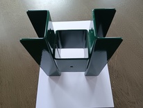 Držák podhrabových desek 3D - oboustranný 60x60 zelený