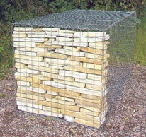 Gabion 1000x1000x1000 mm, oko 100x100 mm