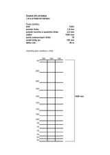 Česká oplocenka 1.6+2.2-1600-16-150-50m - technický nákres