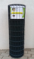 Svařované pletivo poplastované Metuje - antracit - výška 100 cm, okatost 100*50 mm, role 25 m