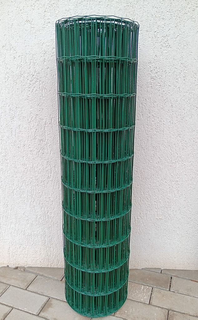 Svařované pletivo poplastované Metuje - zelené - výška 100 cm, oko 100*50 mm, role 25 m