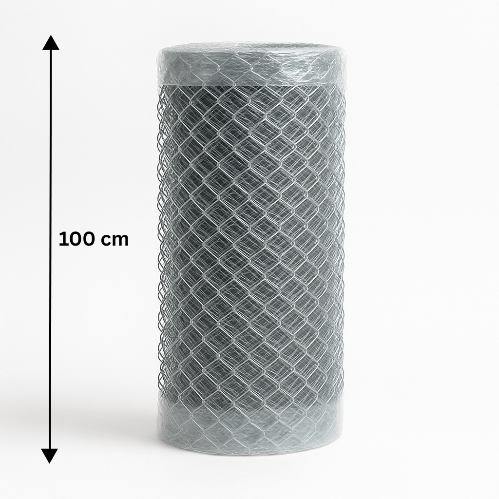 Pozinkované pletivo 100 cm, role 15 m