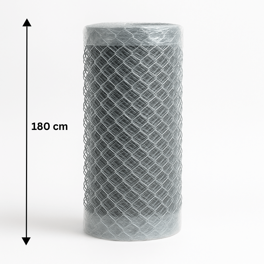Pozinkované pletivo 180 cm, role 15 m