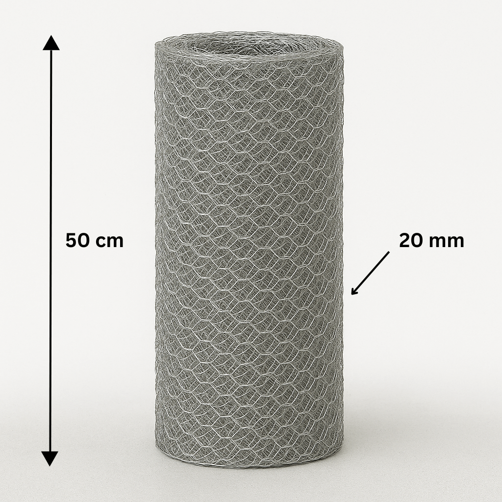 Šestihranné pletivo pozink 50 20