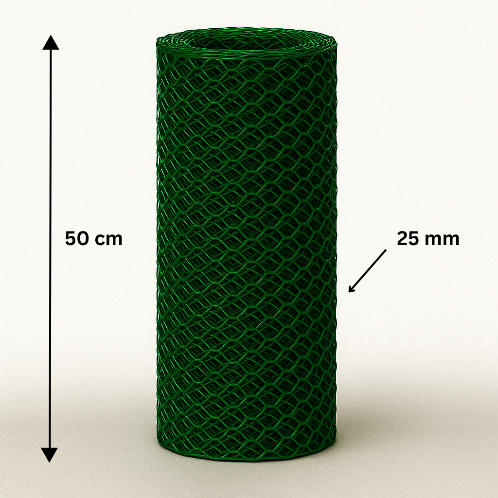 Šestihranné pletivo poplast 25/1.0/500/10m