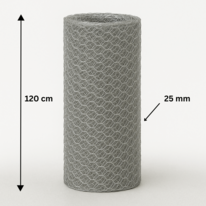 Šestihranné pletivo pozink 25/0.8/1200/25m