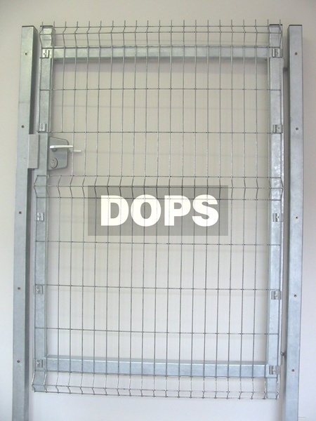 Branka 3D jednokřídlá 1250x2030 pozinkovaná