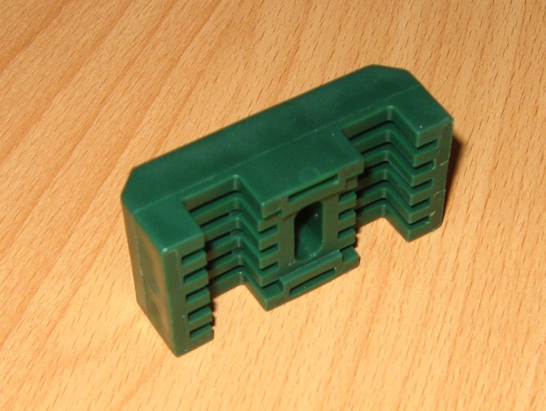 Příchytka 3D - plastová zelená 